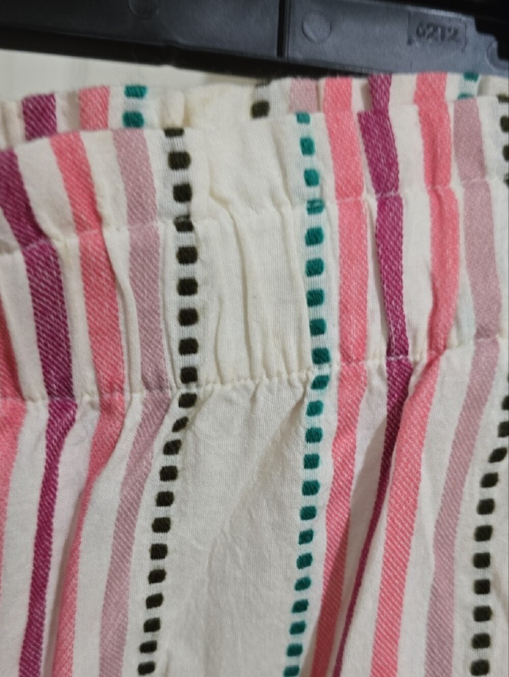 NWT-LOFT Pink Striped Pants - Picture 5 of 9